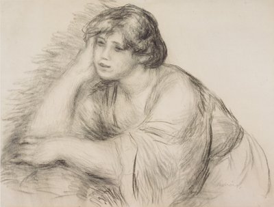 Niña sentada de Pierre Auguste Renoir
